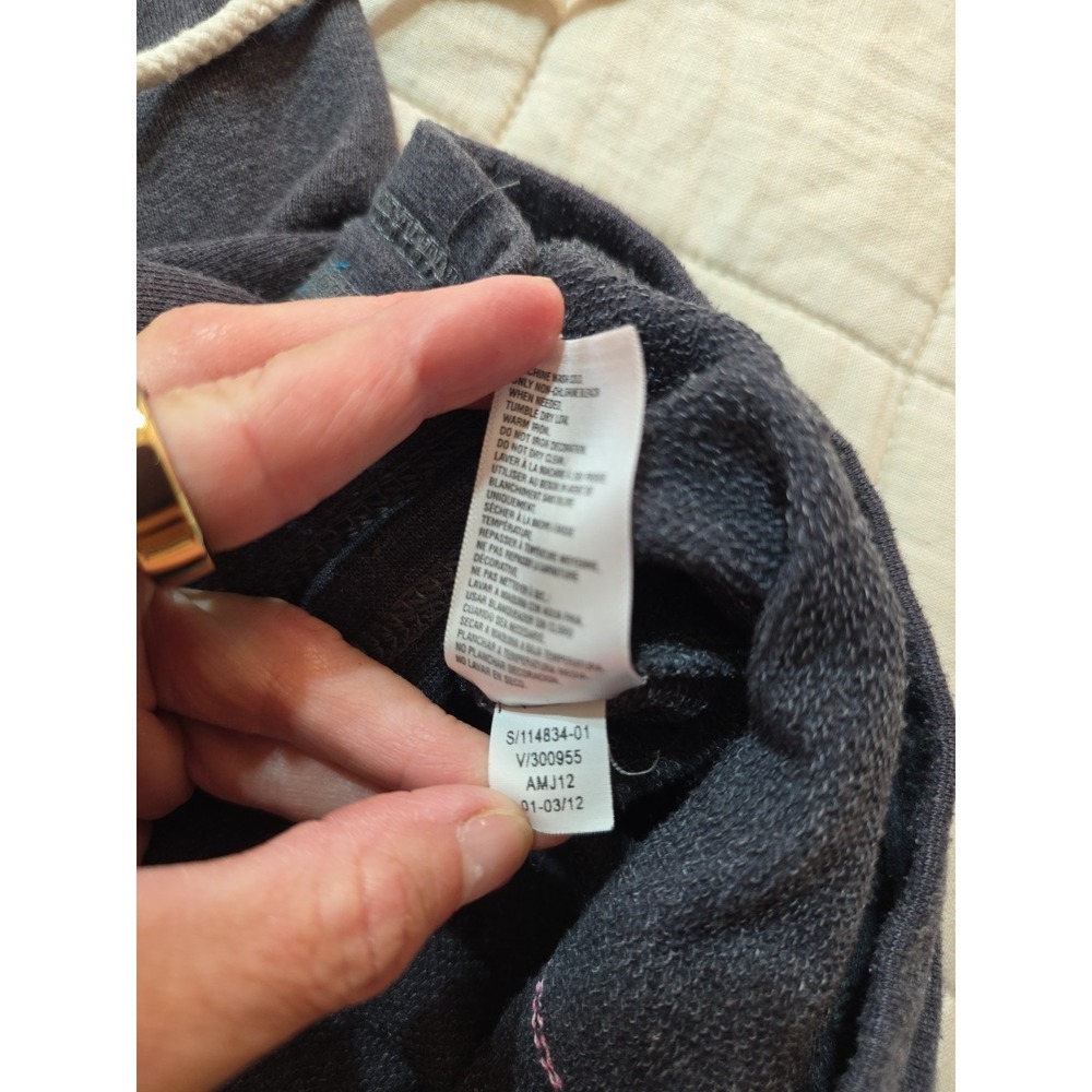 Old Navy Y2k Womens‎ SweatSuit Large Surf Malibu 94 2000's Tracksuit Gray - Picture 7 of 7